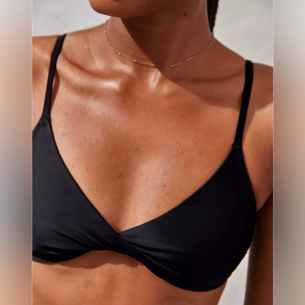 Aerie Black Bikini Top